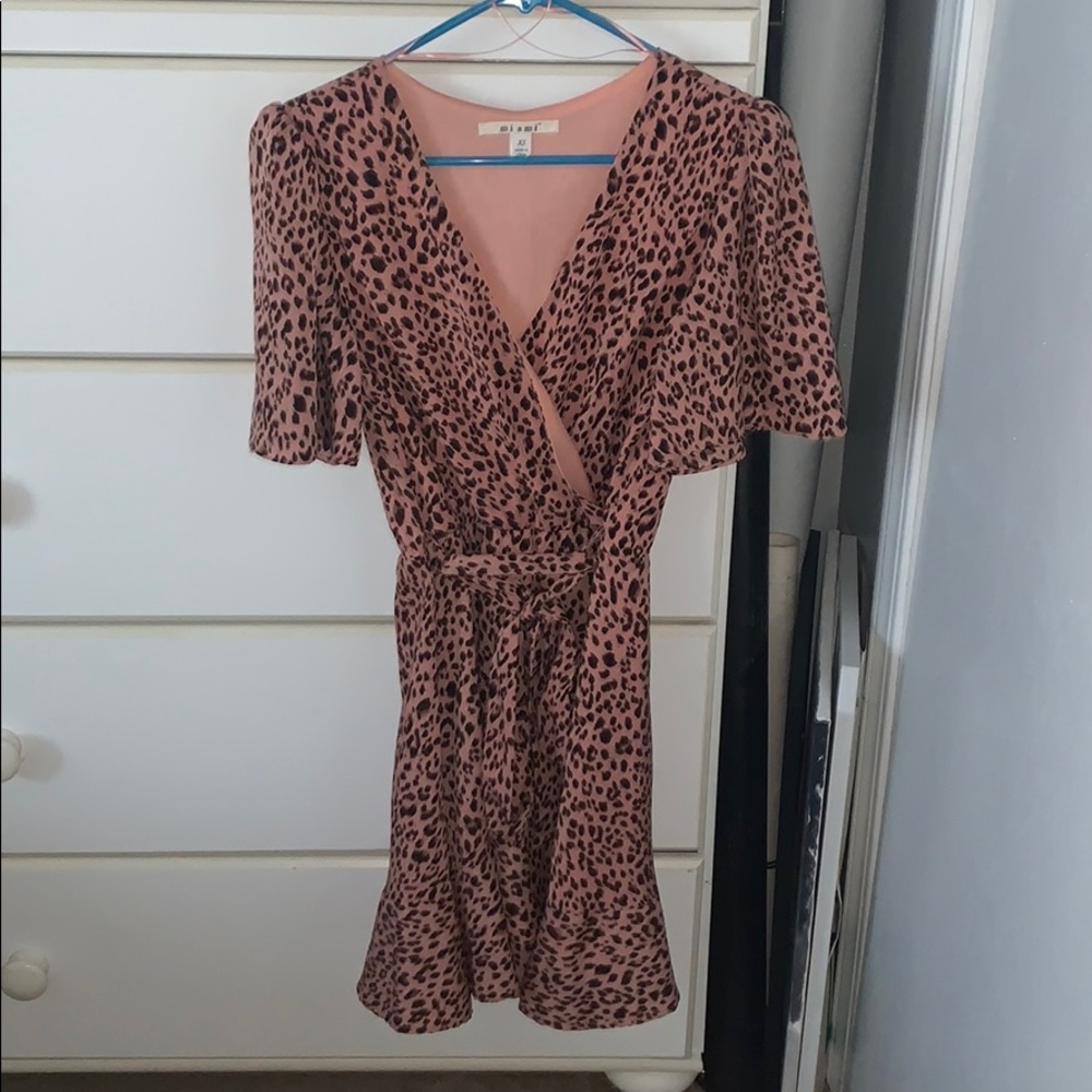 mini dress with tie around waist